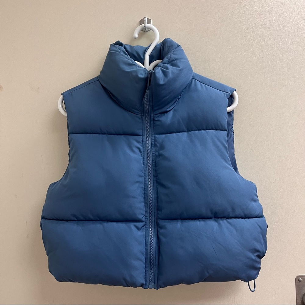 Aeropostale Blue Puffer Vest